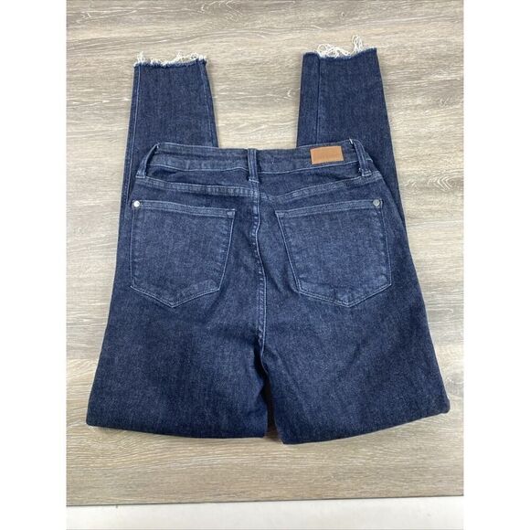 Judy Blue Skinny Fit Jeans Raw Hem Medium Wash Women's Size 5/27 - Picture 9 of 11